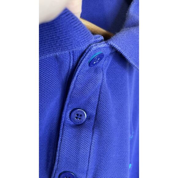 Nike Air Jordan Jumpman Polo Shirt Short Sleeve Collared Blue Purple Mens XL - Picture 5 of 10